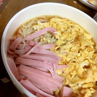 ハムと錦糸卵の素麺